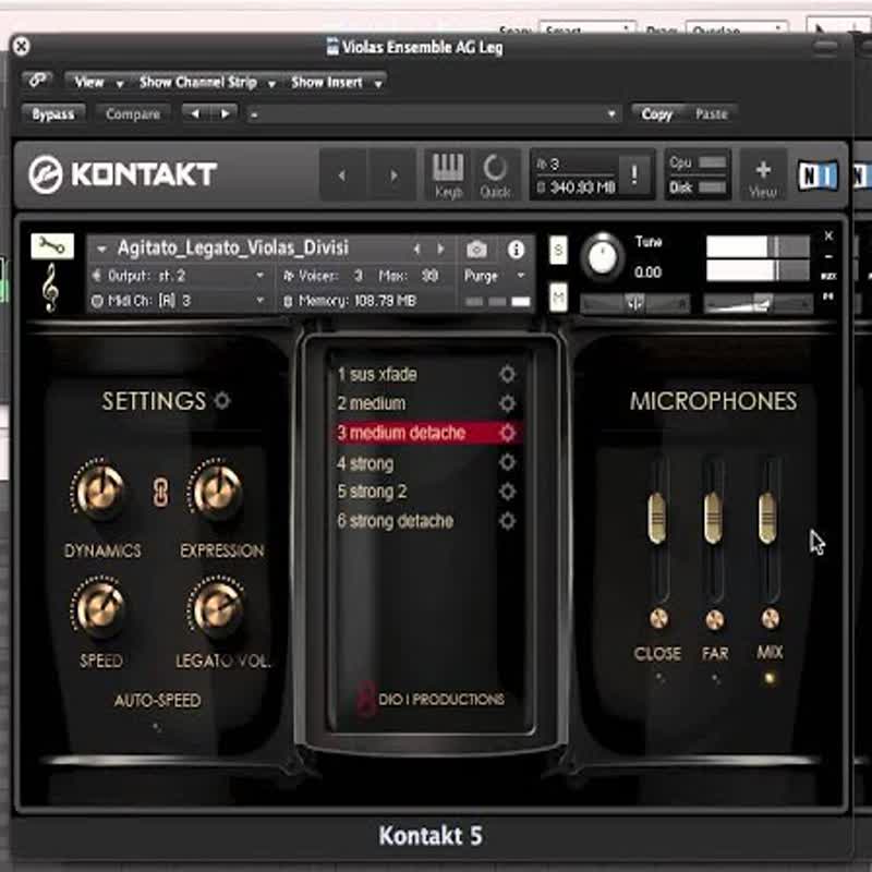 8Dio Agitato All Bundle string library for Kontakt