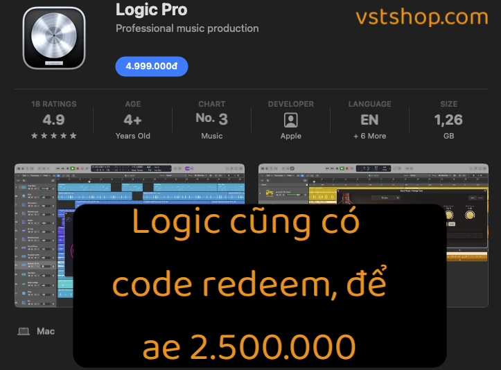 Sale Logic Pro Redeem